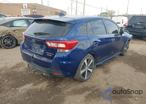 2018 Subaru Impreza 2.0I Sport from USA, damaged, VIN 4S3GTAM68J3730989